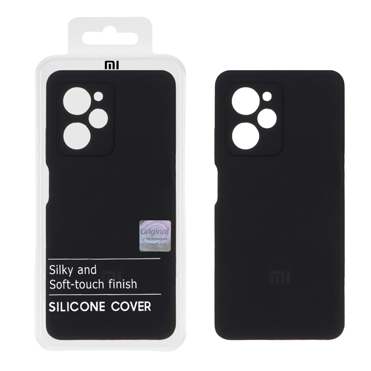 قاب سیلیکونی پاک کنی اورجینال Master Quality مدل Xiaomi Poco X5 Pro 5G - مشکی (پک دار)