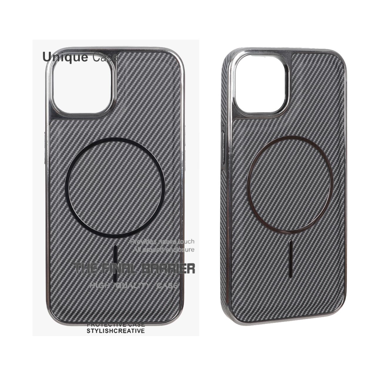 قاب اورجینال Unique Case هاشور مگنت فلزی Gunmetal مدل Apple iPhone 11 - طوسی (پک دار)