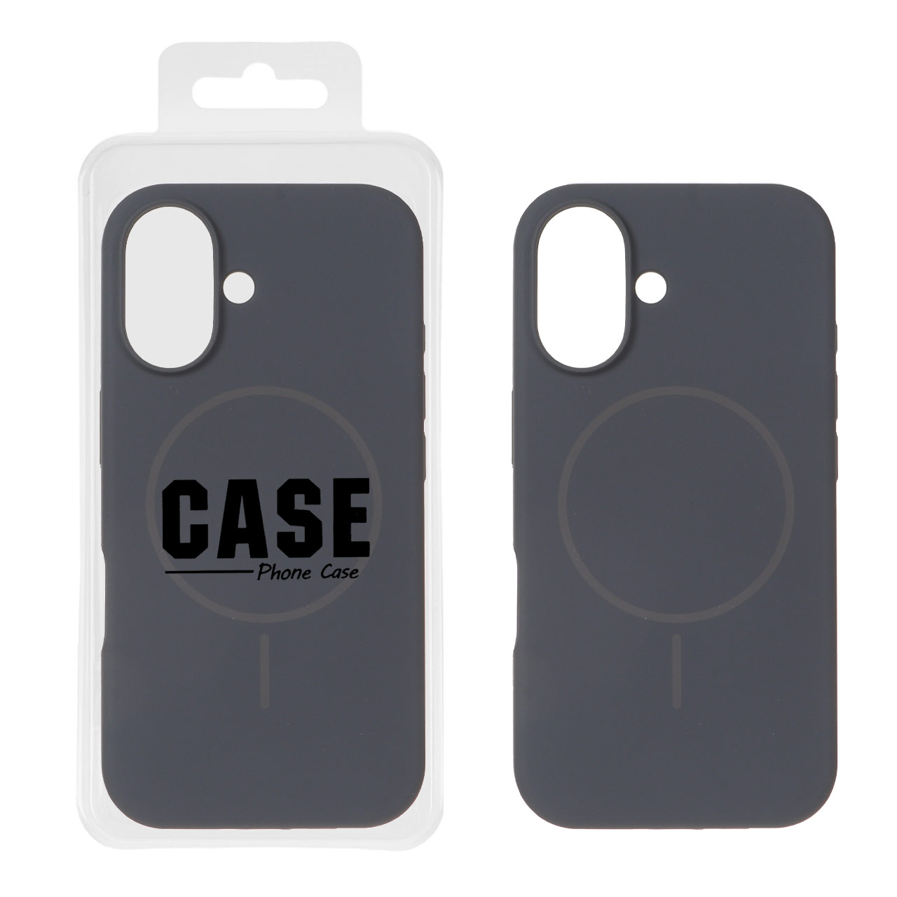 قاب سیلیکونی پاک کنی اورجینال درجه یک MagSafe مدل Apple iPhone 16 - خاکستری (پک دار)