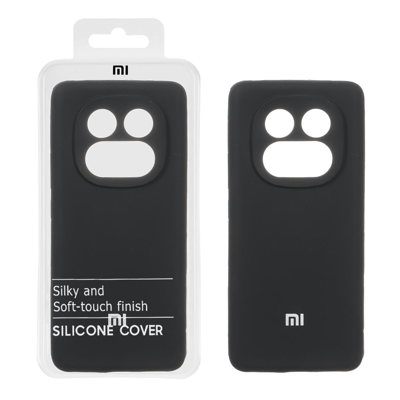 قاب سیلیکونی پاک کنی اورجینال درجه یک Xiaomi Redmi Note 14 Pro 5G / Redmi Note 14 Pro Plus 5G / Poco X7 5G - مشکی (پک دار)