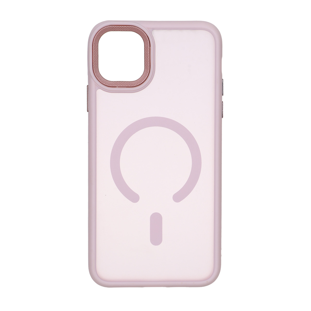 قاب مات لنز کربن طرح مگ سیف دور رنگی Apple iPhone 11 Pro Max - صورتی