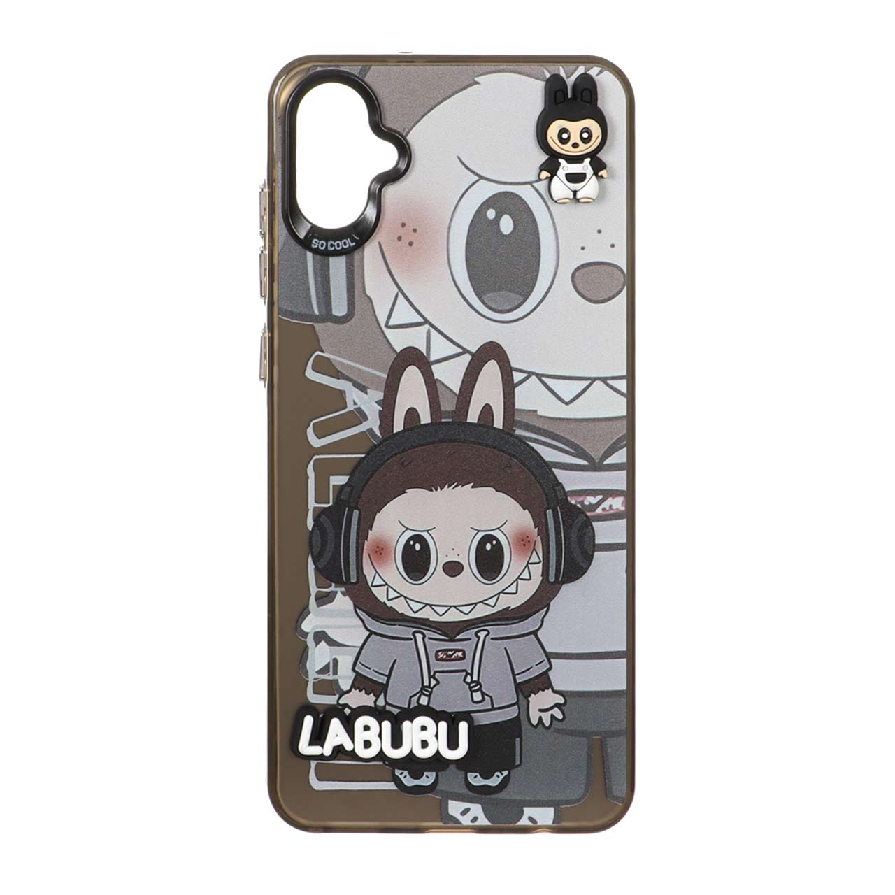 قاب SO COOL طرح Labubu خمیری برجسته Samsung Galaxy A05 - کد 91