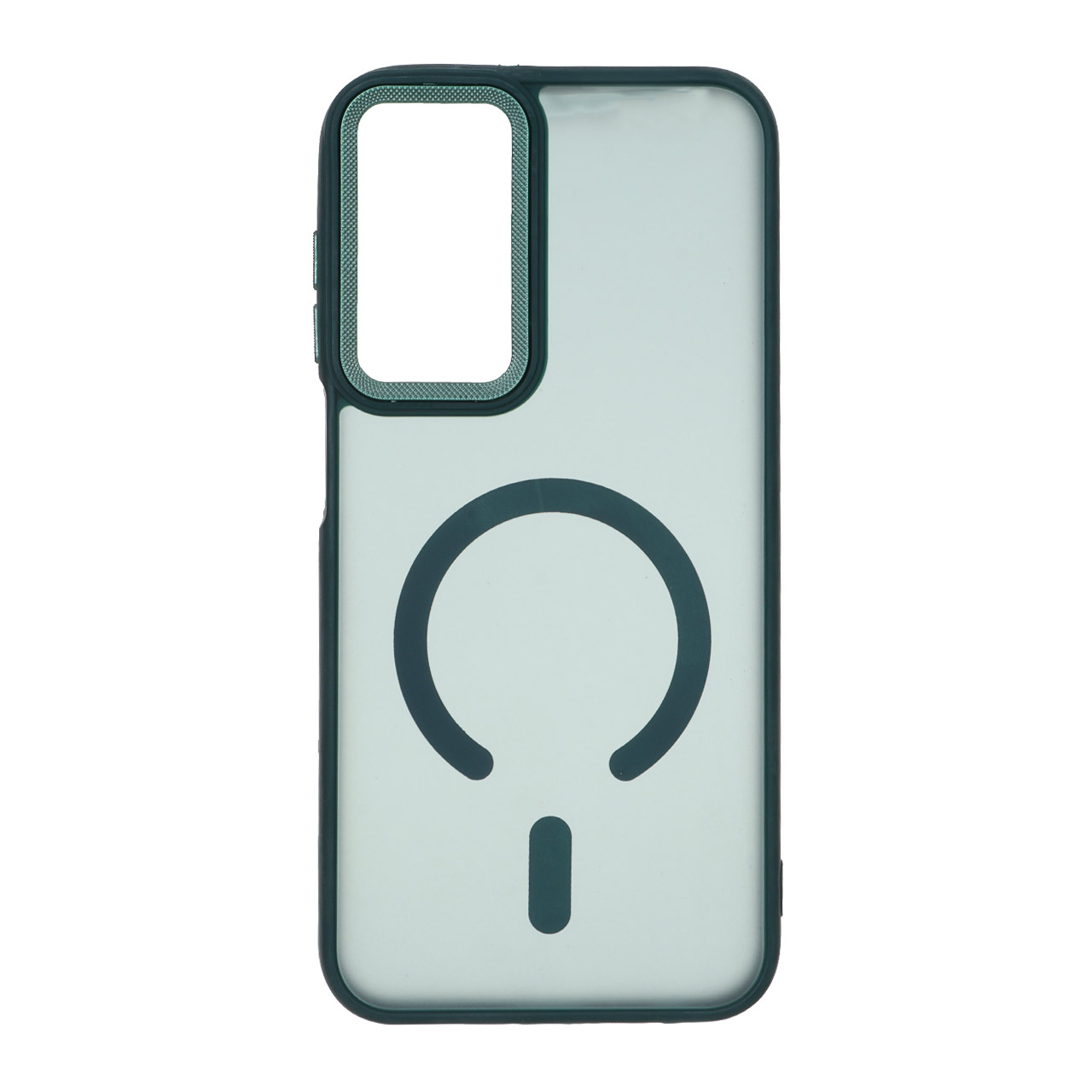 قاب مات لنز کربن طرح مگ سیف دور رنگی Samsung Galaxy A25 5G - سبز