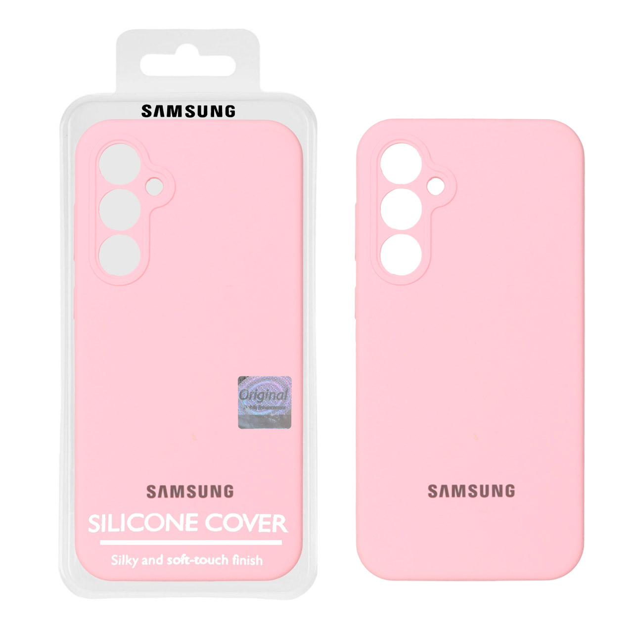 قاب سیلیکونی پاک کنی اورجینال Master Quality مدل Samsung Galaxy S23 FE - صورتی (پک دار)