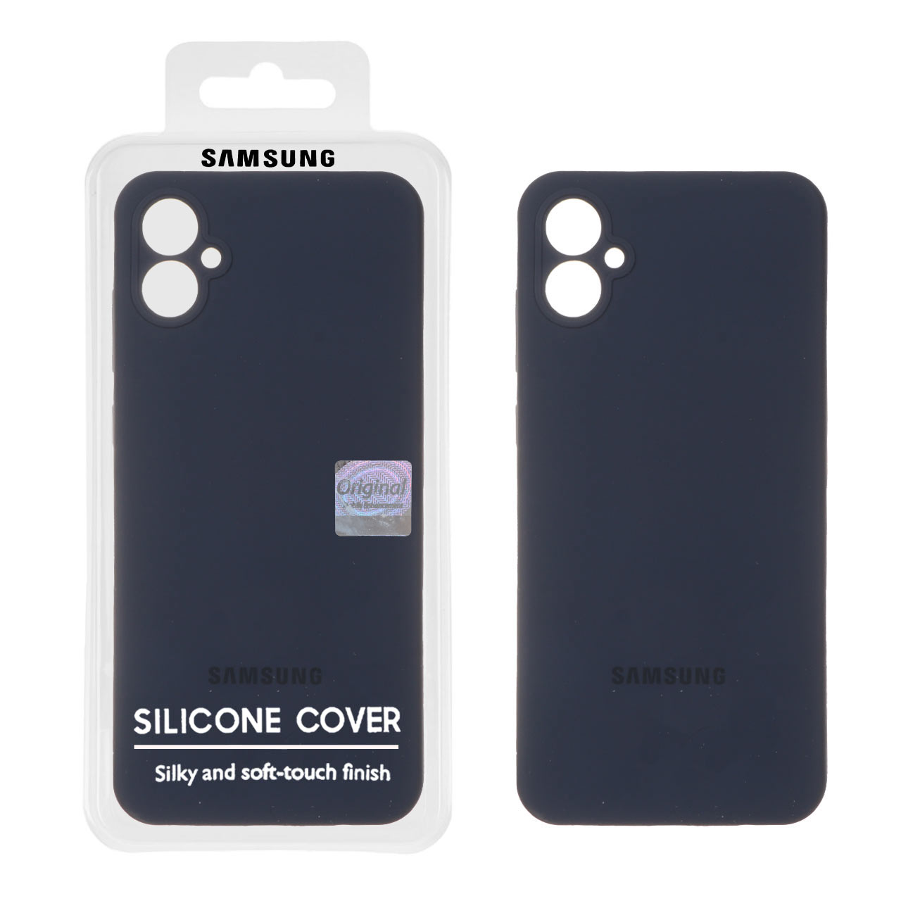 قاب سیلیکونی پاک کنی اورجینال Master Quality مدل Samsung Galaxy A05 - سرمه ای (پک دار)