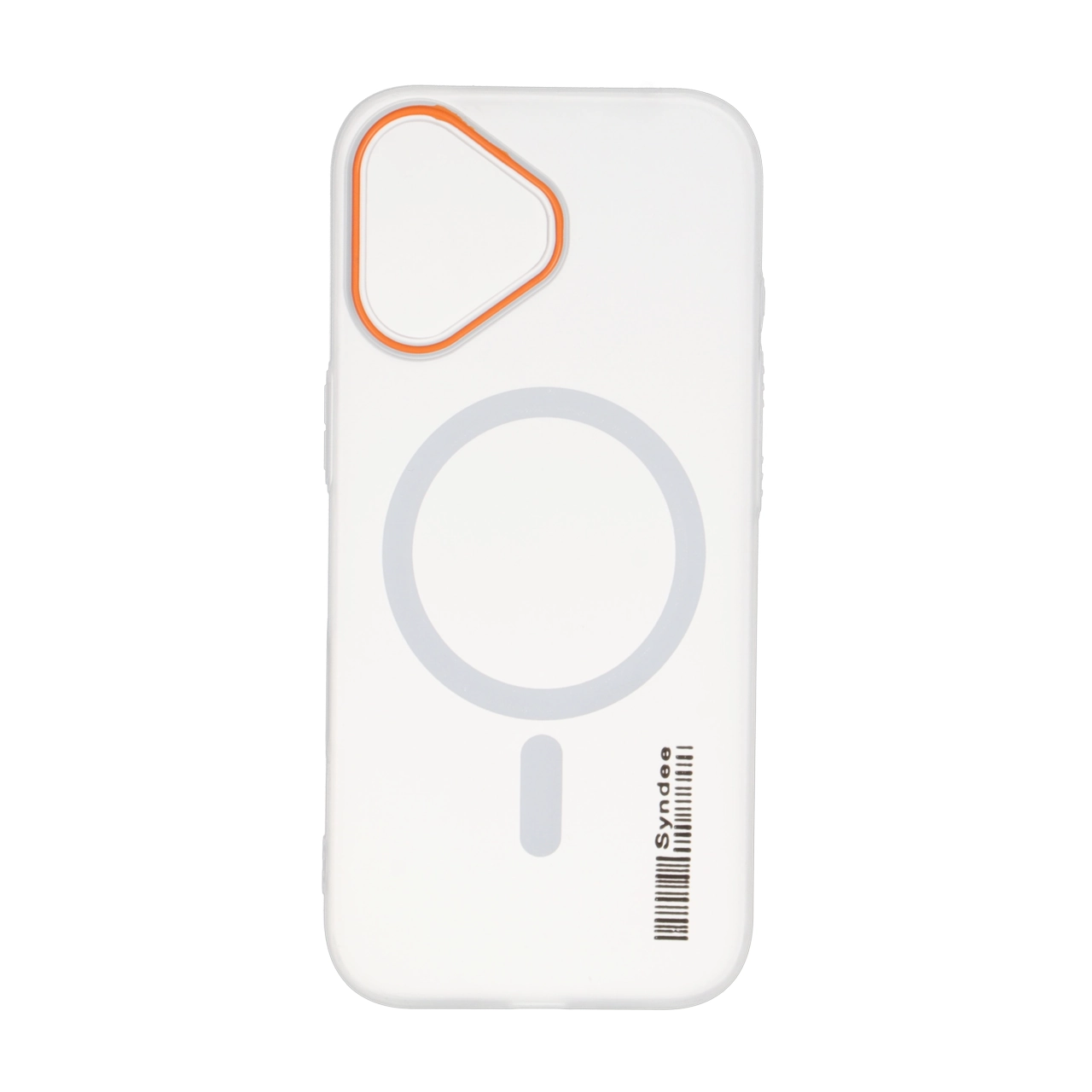 قاب Syndee پشت سخت مات طرح مگ سیف Apple iPhone 17 - سفید