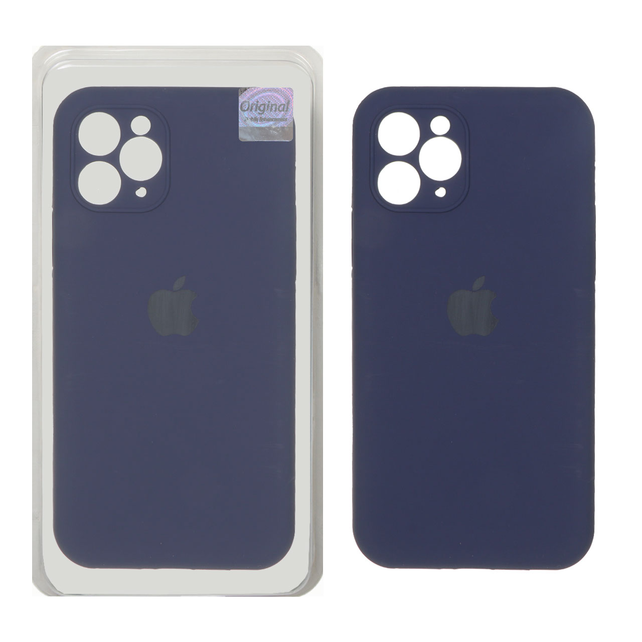 قاب سیلیکونی پاک کنی اورجینال Master Quality مدل Apple iPhone 11 Pro - سرمه ای (پک دار)