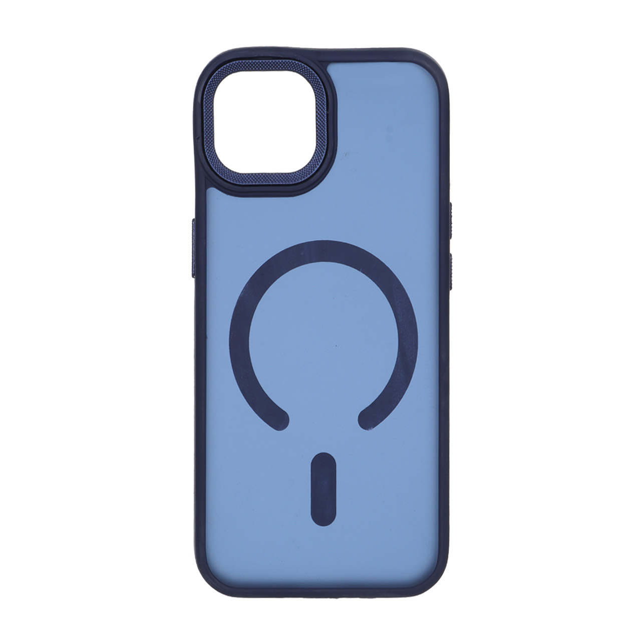 قاب مات لنز کربن طرح مگ سیف دور رنگی Apple iPhone 13 / iPhone 14 - سرمه ای