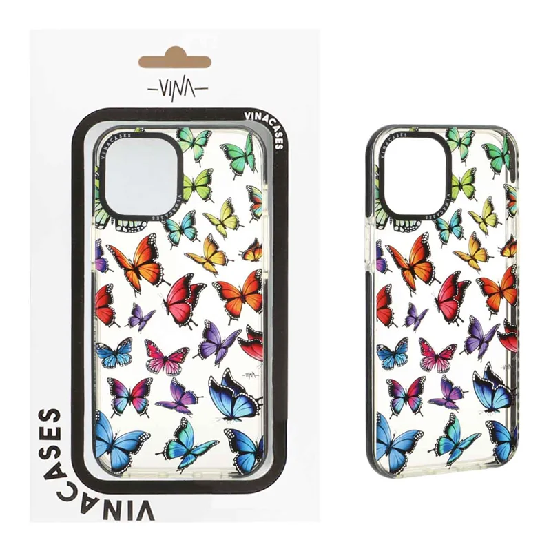 قاب اورجینال Vina شفاف طرح دار Apple iPhone 12 Pro Max - کد 414 (پک دار)