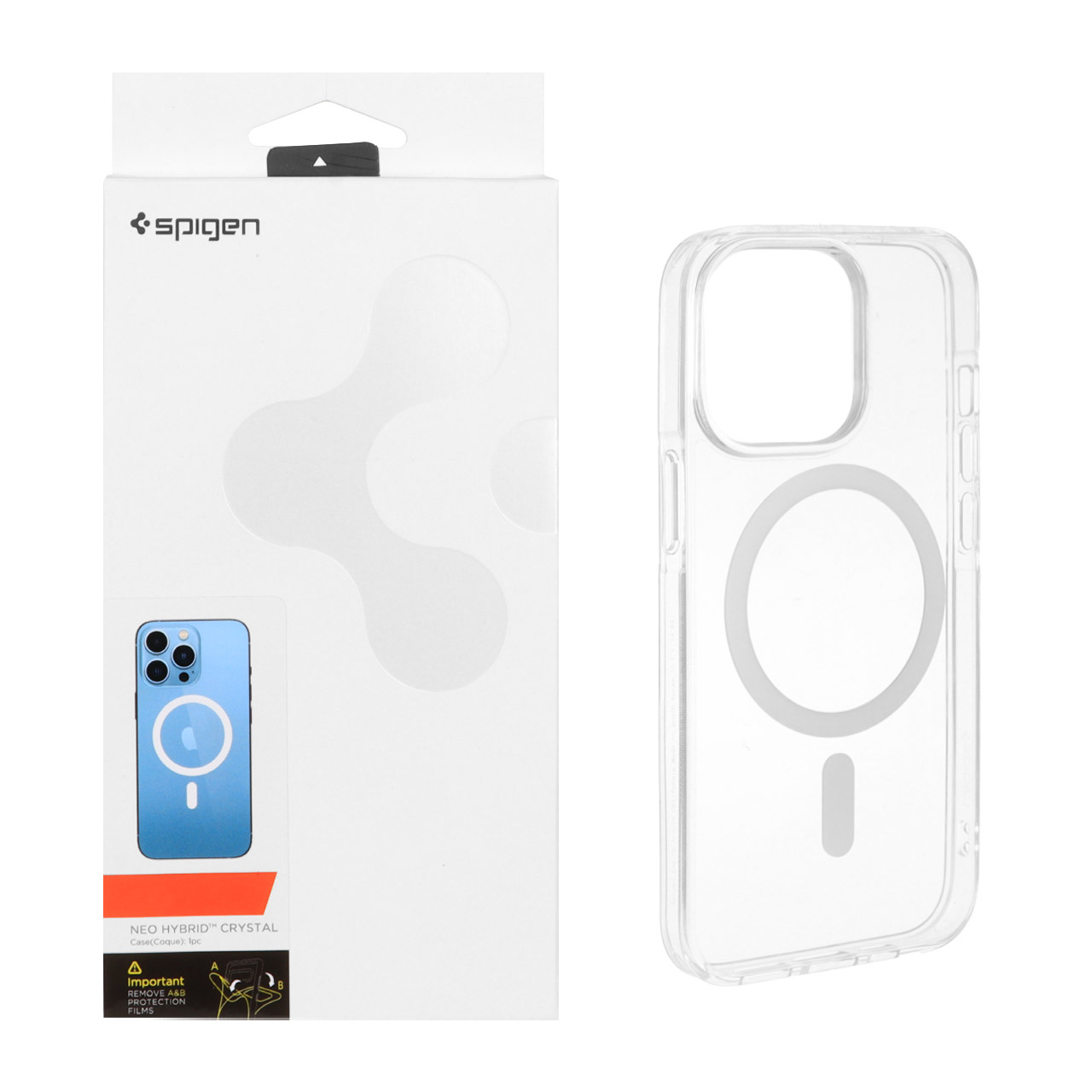 قاب Spigen اورجینال شفاف NEO HYBRID Magsafe مدل Apple iPhone 13 Pro (پک دار)