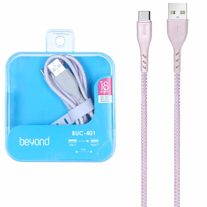 کابل شارژ فست beyond Type-C مدل BUC-401 - یاسی