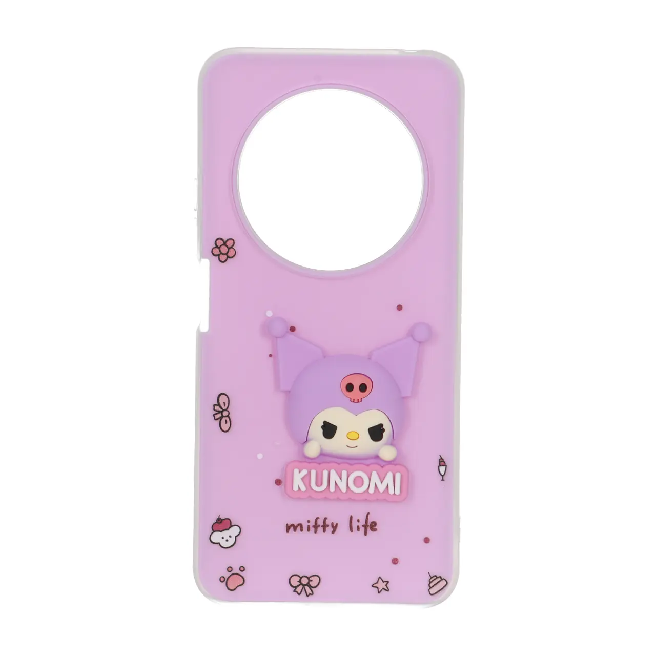 قاب دو لایه مات عروسک برجسته Xiaomi Redmi 14C / Redmi A4 / Poco C75 - یاسی