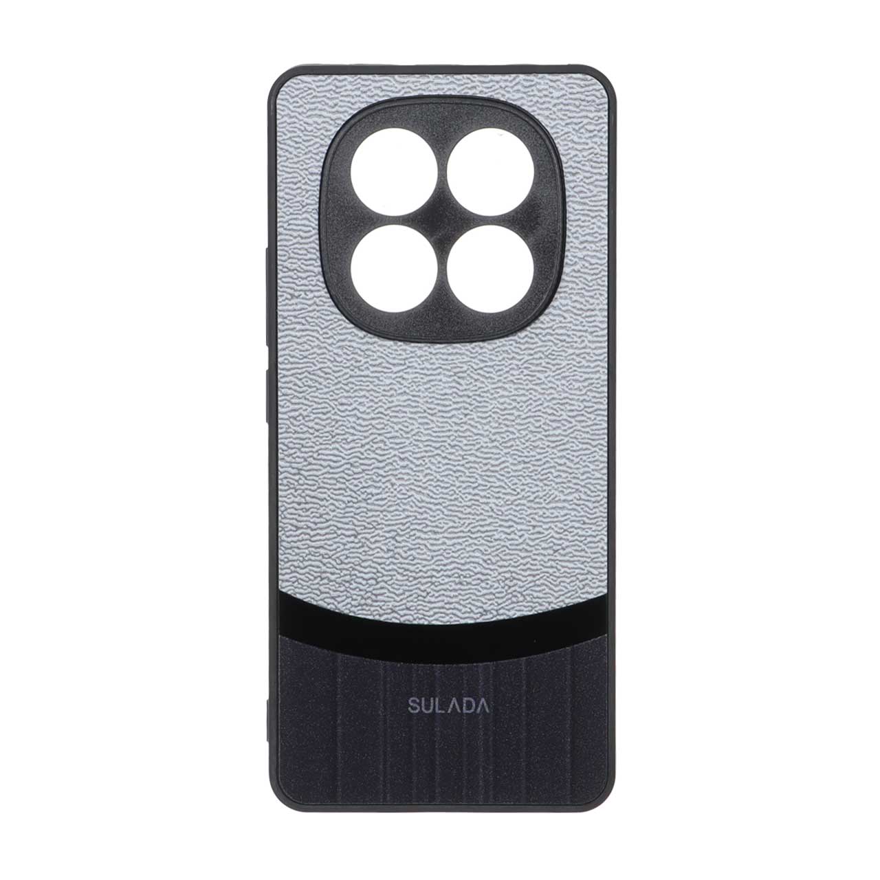قاب SULADA دو تکه Texture مدل Xiaomi Redmi Note 14 Pro 4G - طوسی