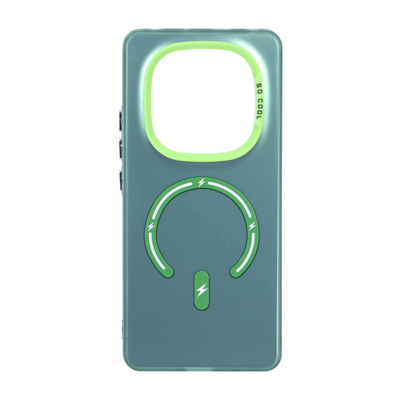 قاب SO COOL براق طرح مگ سیف Xiaomi Redmi Note 14 Pro 4G - سبز