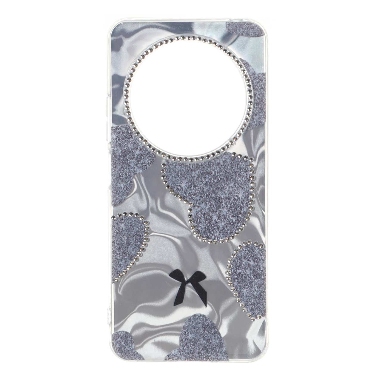 قاب هولوگرامی طرح دار نگینی Xiaomi Redmi 14C / Redmi A4 / Poco C75 - کد 266