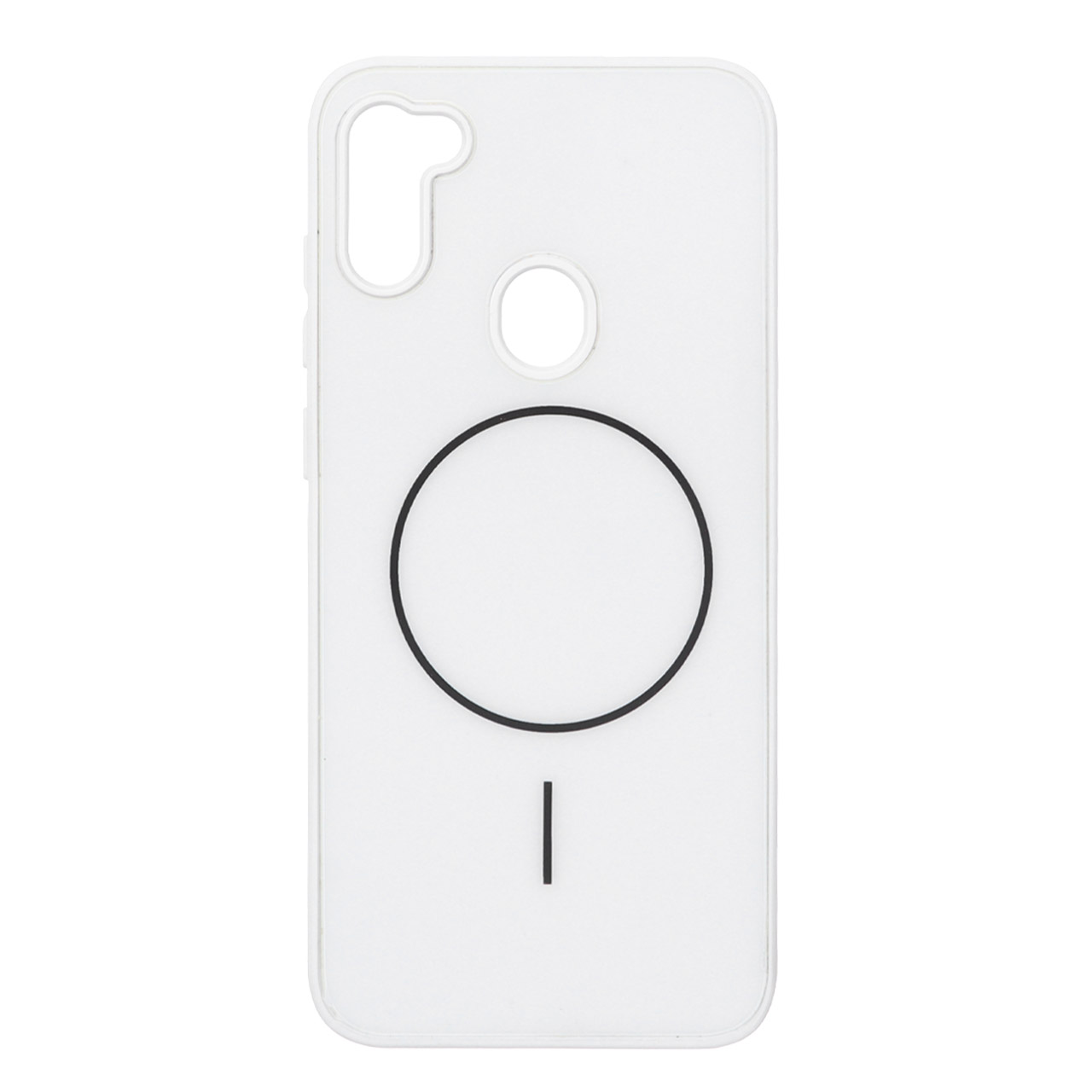 قاب M Pro پشت براق طرح مگ سیف Samsung Galaxy A11 / M11 - سفید