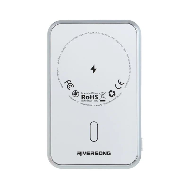 پاوربانک Riversong 22.5W 10000mAh مدل Magspeed 10 PB102 - سفید