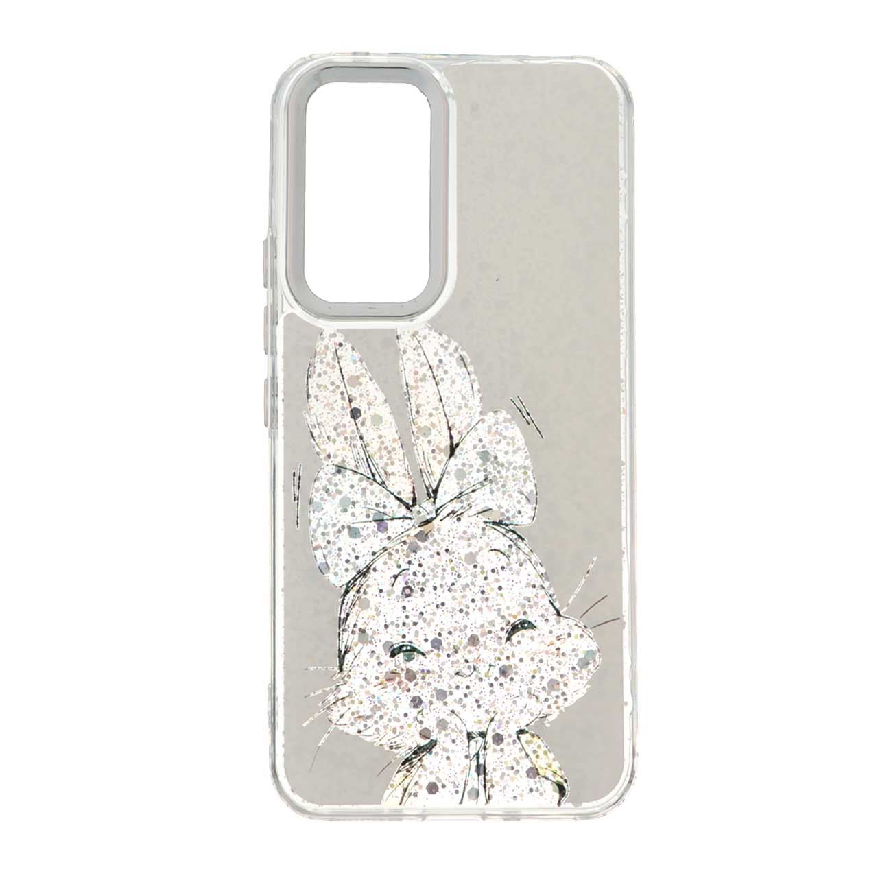 قاب رزینی اکلیلی لنز سیلور Samsung Galaxy A54 - طرح 46