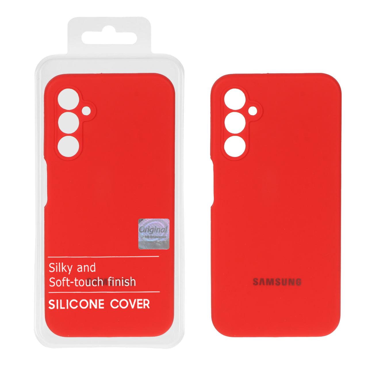 قاب سیلیکونی پاک کنی اورجینال Master Quality مدل Samsung Galaxy A24 - قرمز (پک دار)