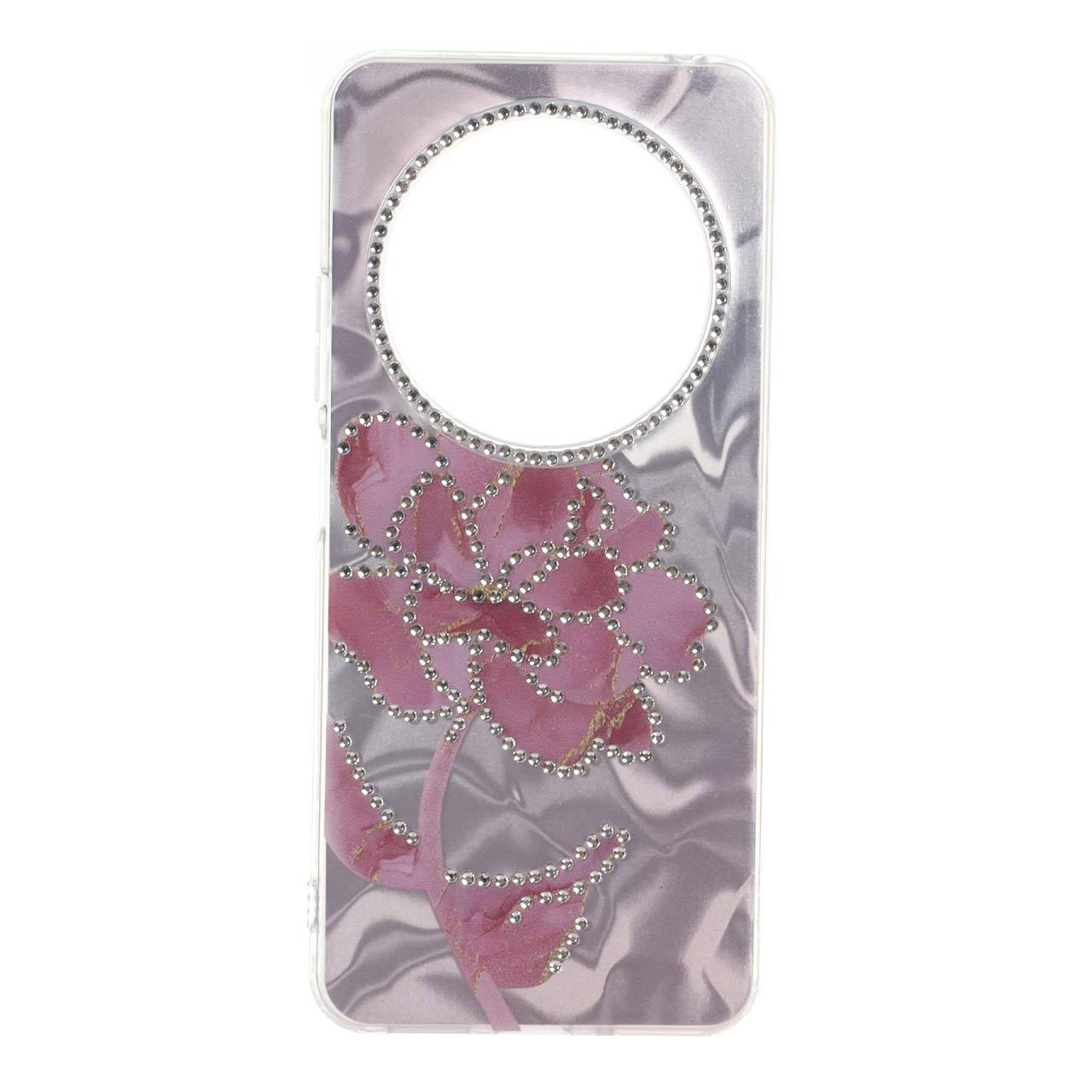 قاب هولوگرامی طرح دار نگینی Xiaomi Redmi 14C / Redmi A4 / Poco C75 - کد 269