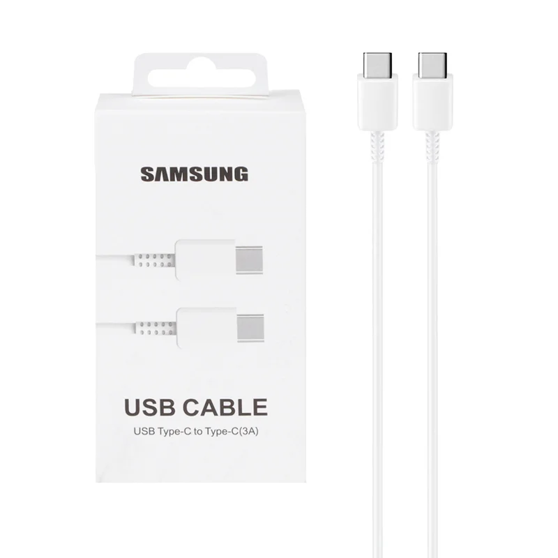 کابل شارژ SAMSUNG Type-C to Type-C مدل A55 ORG - سفید - DST (گارانتی شش ماهه)