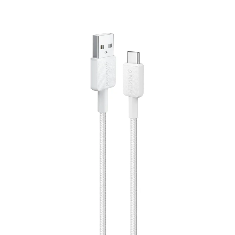 کابل شارژ 0.9 متری ANKER Type-C مدل A81H5H21 - سفید (گارانتی 18ماهه حافظه طلایی ایستا)