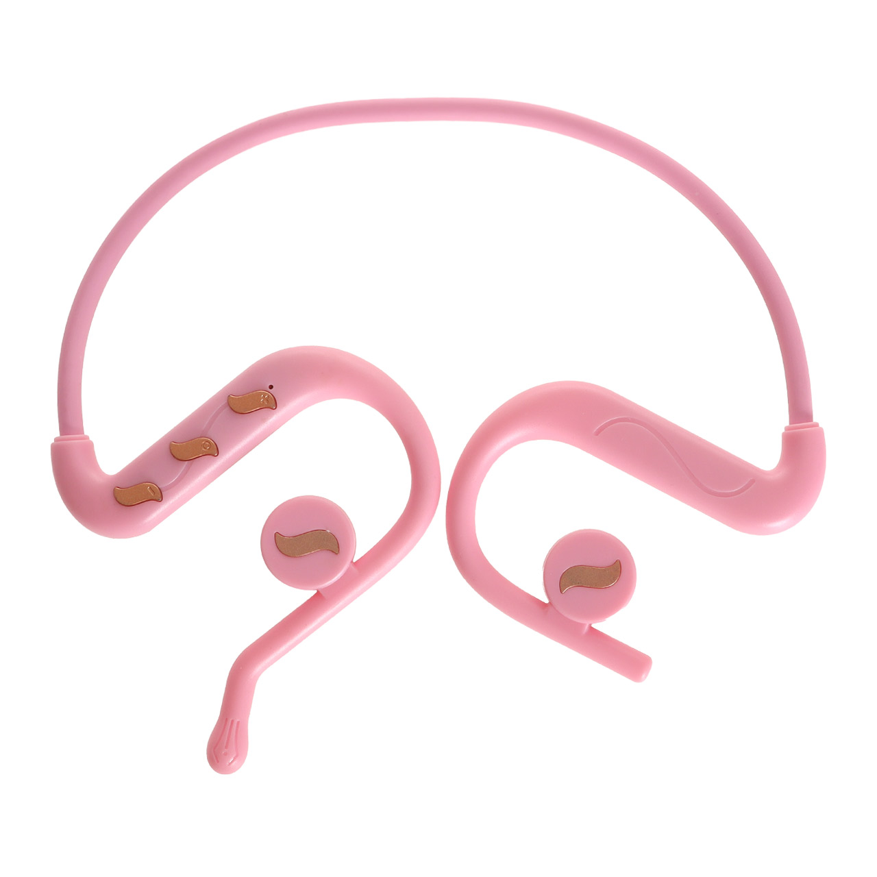 هندزفری گردنی بی سیم BUKU مدل N15 - صورتی - MMS