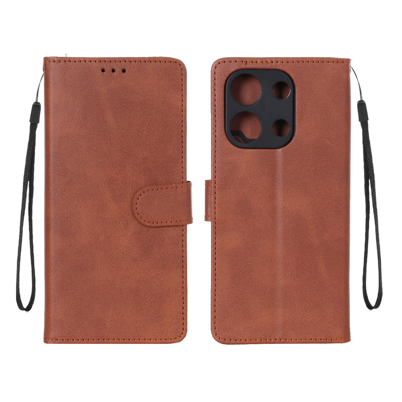 کیف موبایل مگنتی Xiaomi Redmi Note 13 4G - قهوه ای