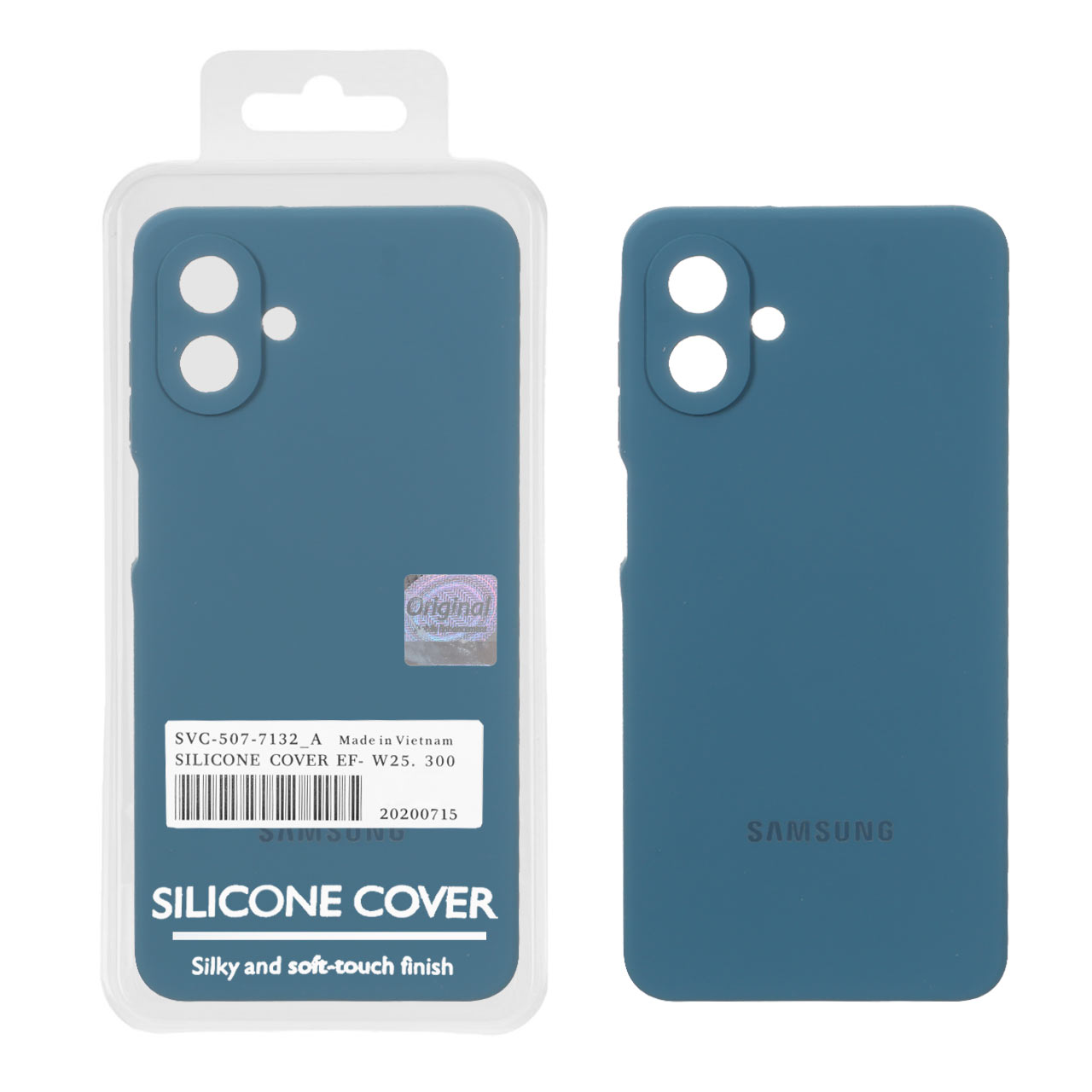 قاب سیلیکونی پاک کنی اورجینال Master Quality مدل Samsung Galaxy A07 - سبز کله غازی (پک دار)