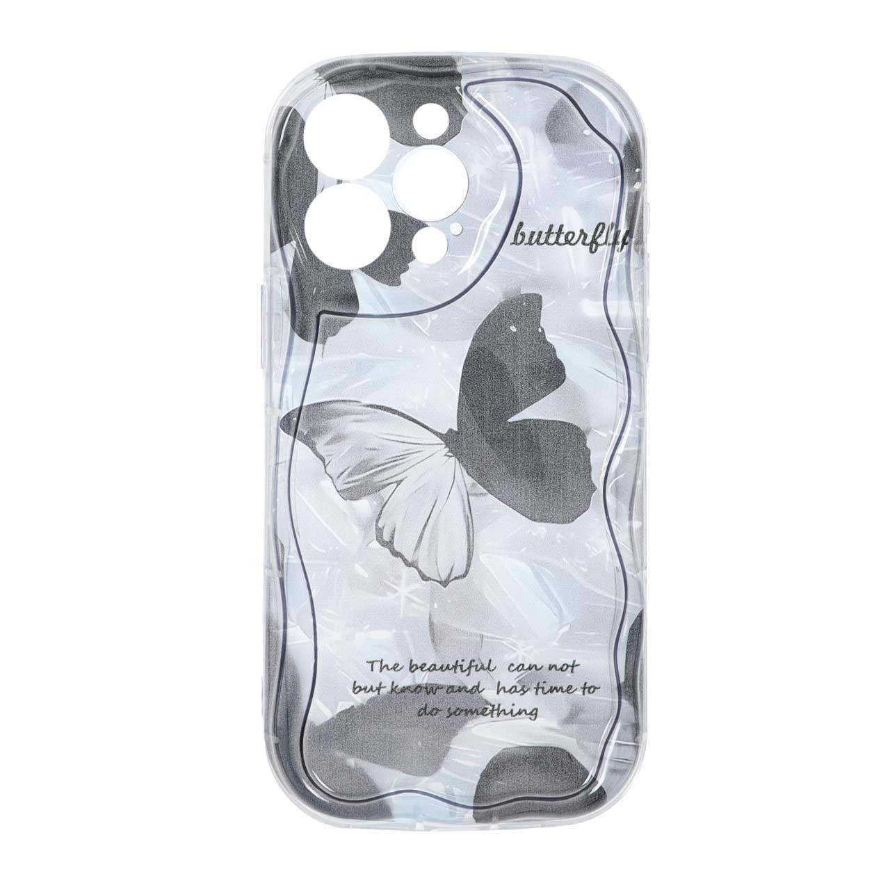 قاب کنگره ای ژله ای Black Design مدل Apple iPhone 15 Pro Max - طرح 23