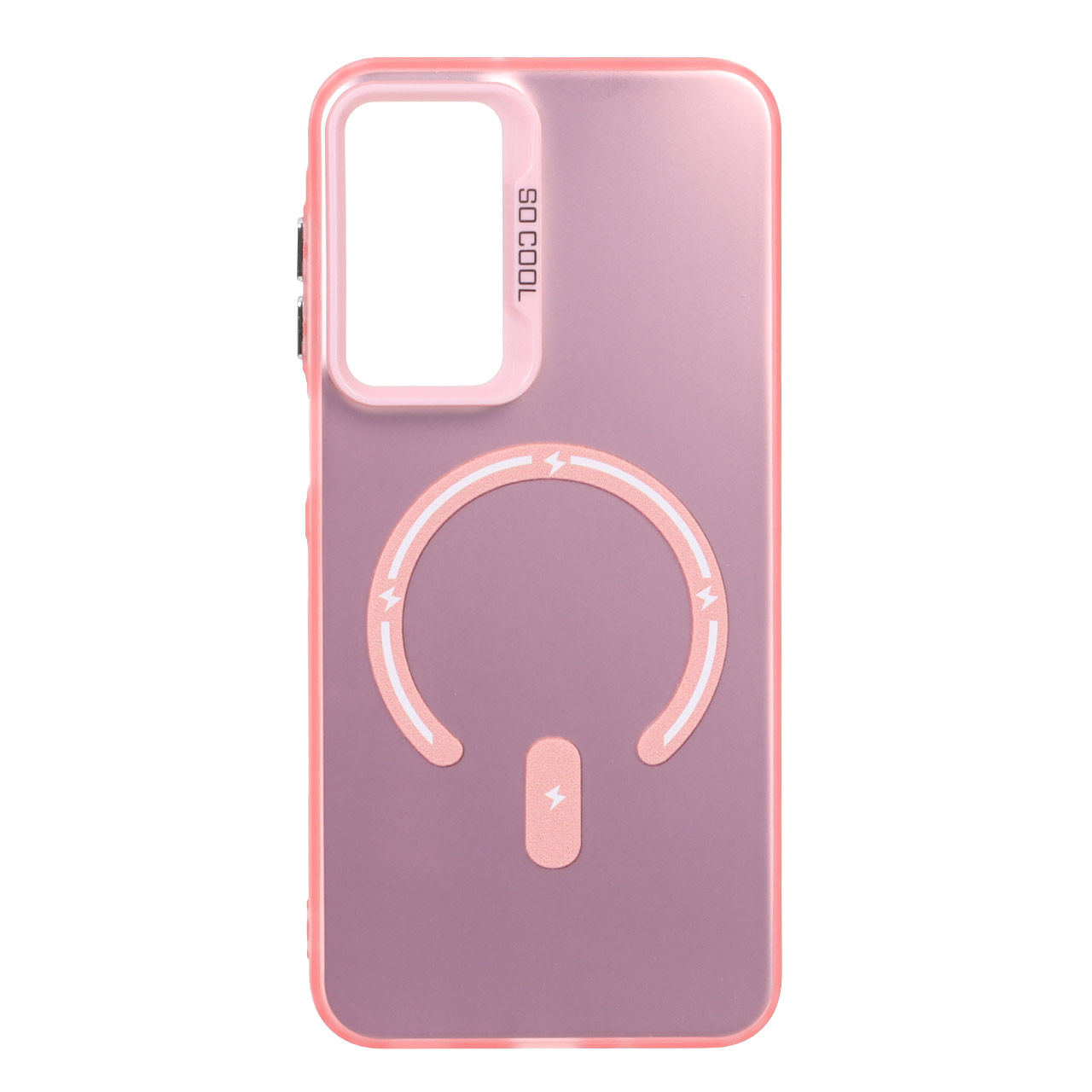 قاب SO COOL براق طرح مگ سیف Samsung Galaxy A16 - صورتی