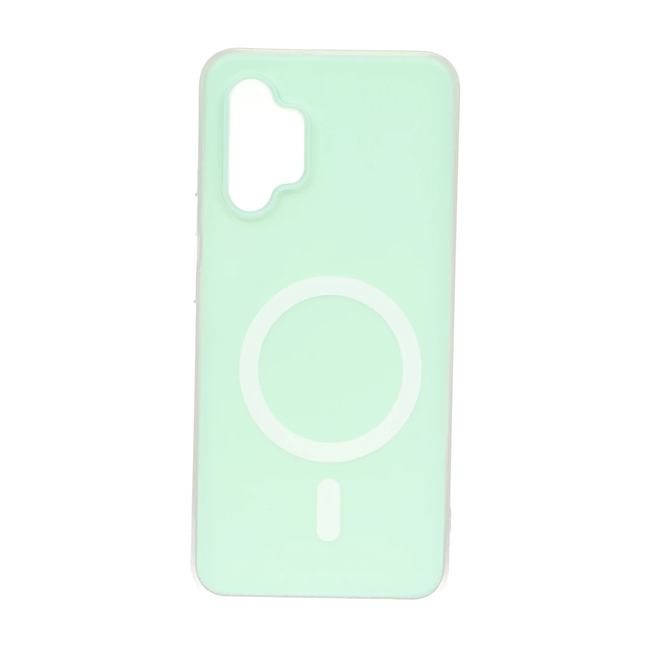 قاب دو لایه مات طرح مگ سیف Samsung Galaxy A32 4G - سبز