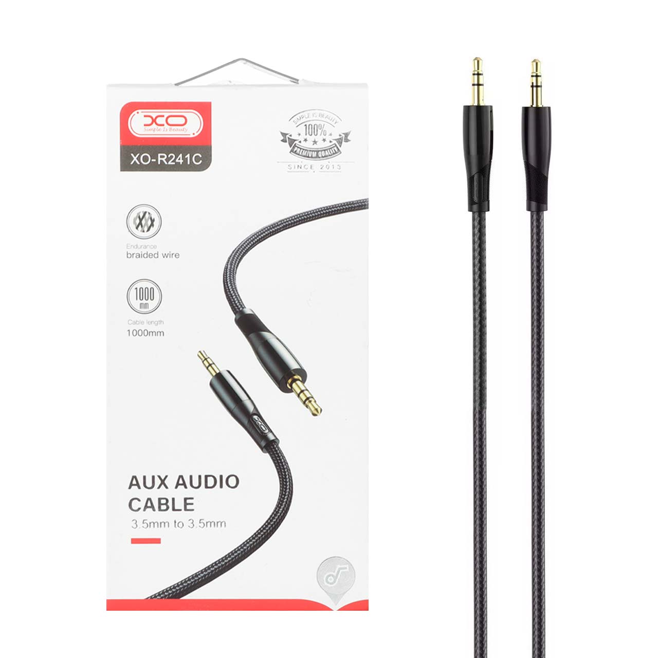 کابل XO AUX مدل XO-R241C - مشکی