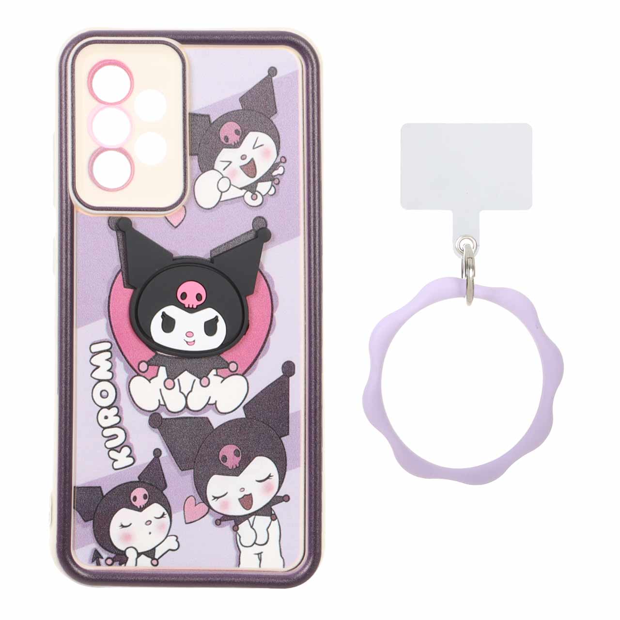 قاب Solid Case عروسک برجسته النگویی Samsung Galaxy A52 / A52s - طرح 588