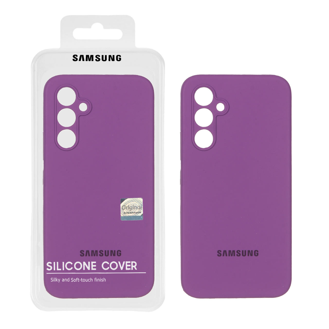 قاب سیلیکونی پاک کنی اورجینال Master Quality مدل Samsung Galaxy A54 - ارغوانی (پک دار)