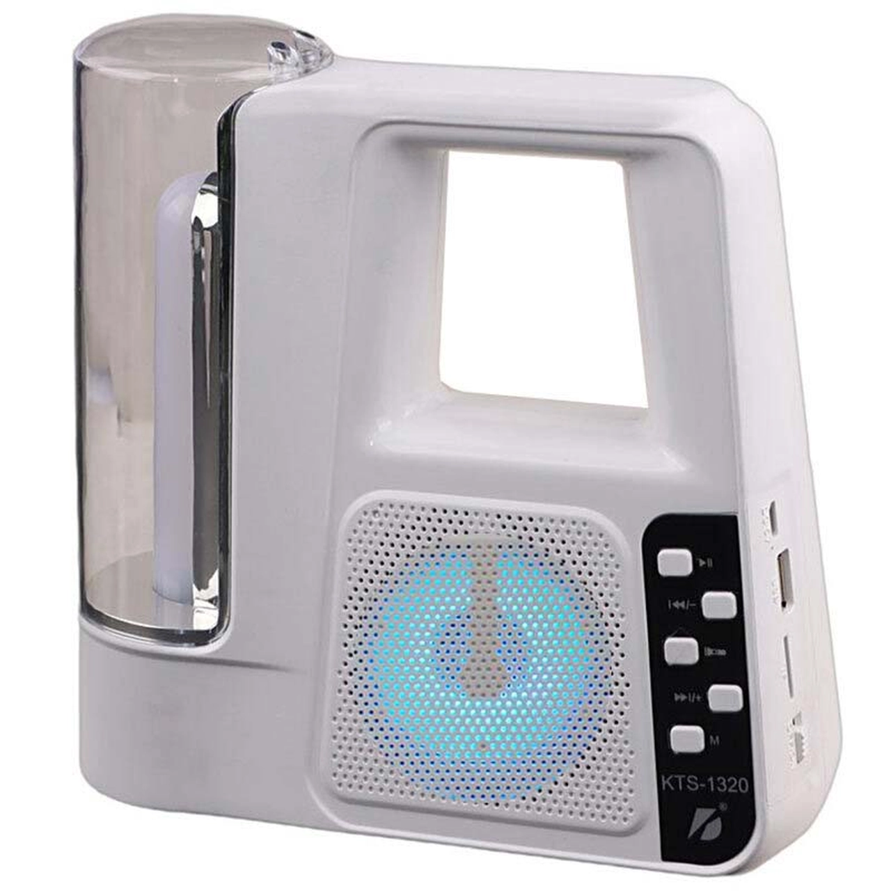 اسپیکر بی سیم BIG SOUND مدل KTS-1320 - سفید - TCO (دارای چراغ قوه)