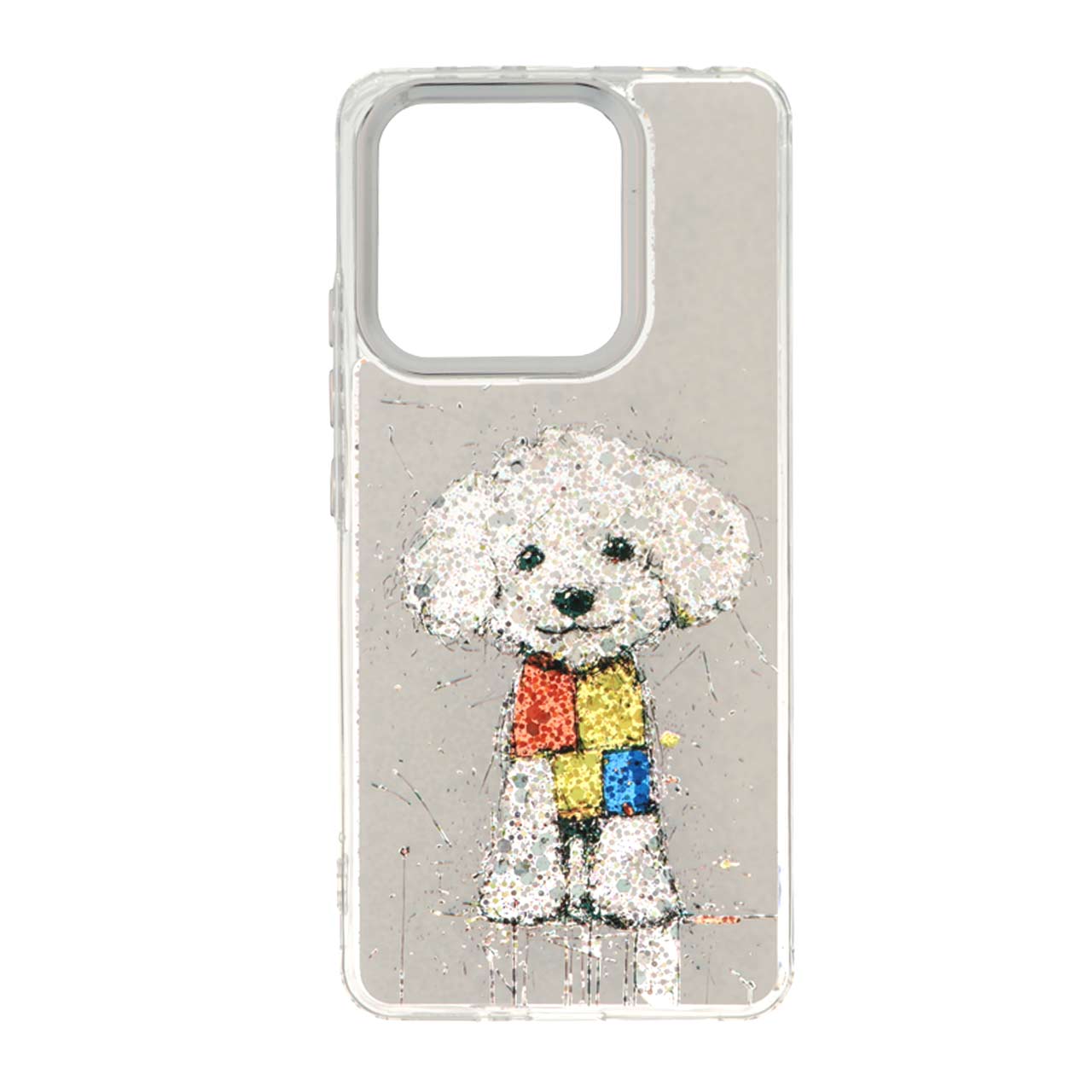 قاب رزینی اکلیلی لنز سیلور Xiaomi Redmi Note 13 4G - طرح 120