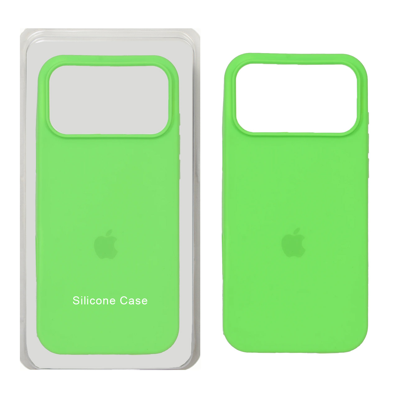 قاب سیلیکونی پاک کنی اورجینال Apple iPhone 17 Pro Max - سبز فانتزی (پک اصلی)