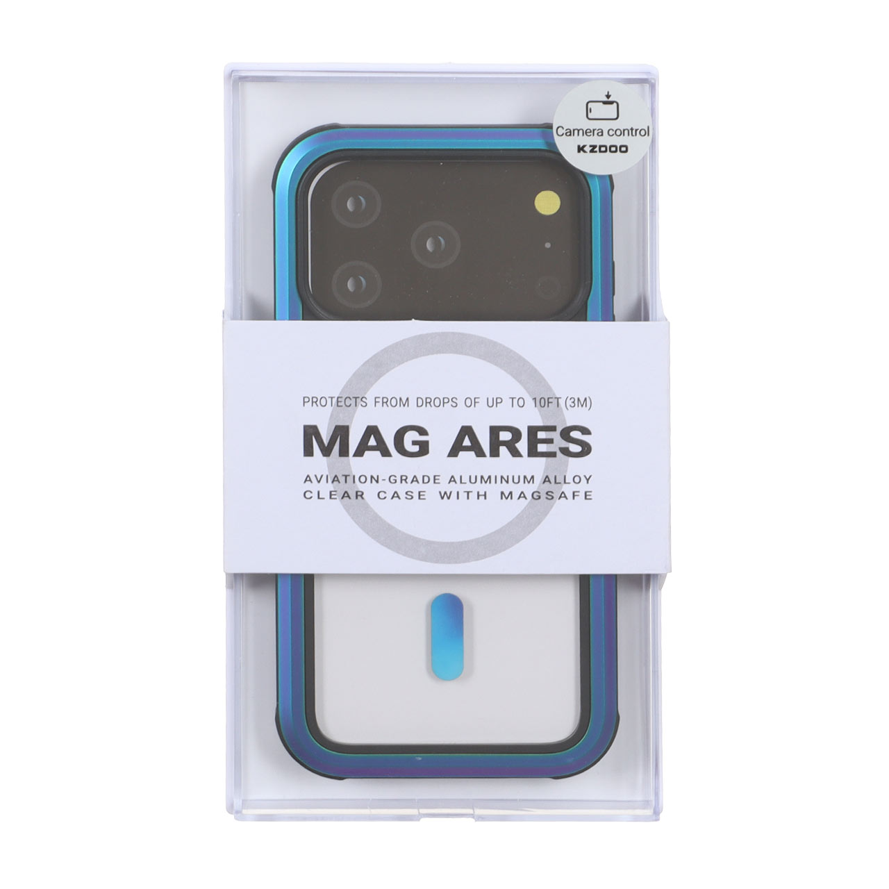 قاب Original KZDoo MAG Ares مدل Apple iPhone 17 Pro - هفت رنگ (پک دار) - NTC