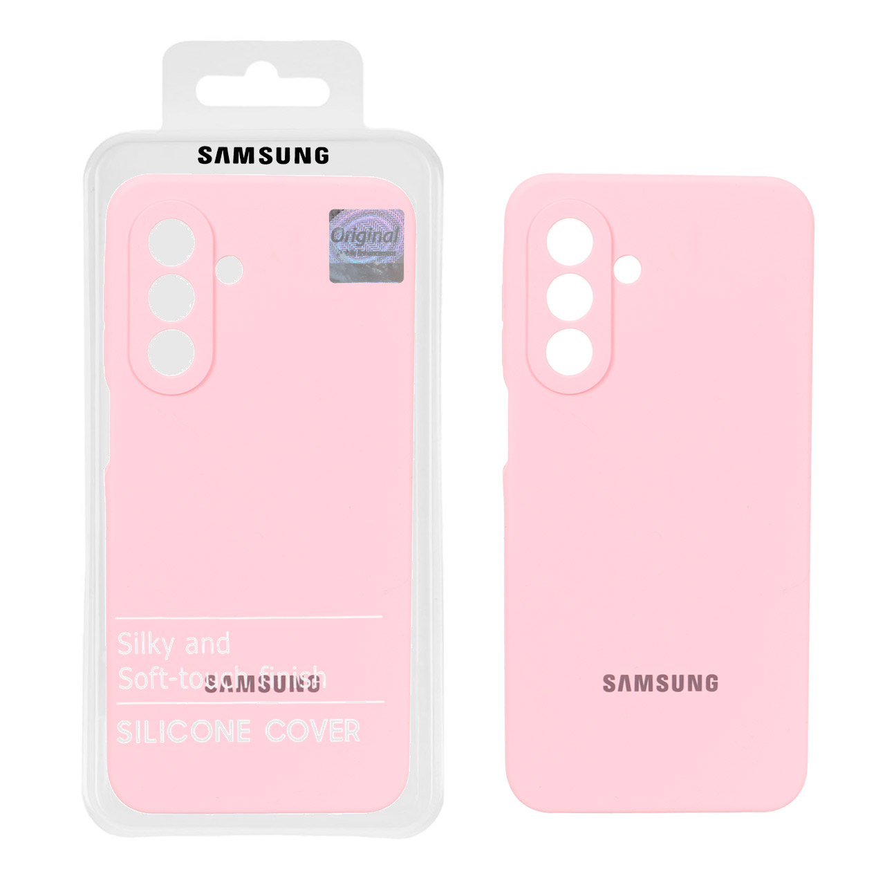 قاب سیلیکونی پاک کنی اورجینال Master Quality مدل Samsung Galaxy A17 - صورتی (پک دار)