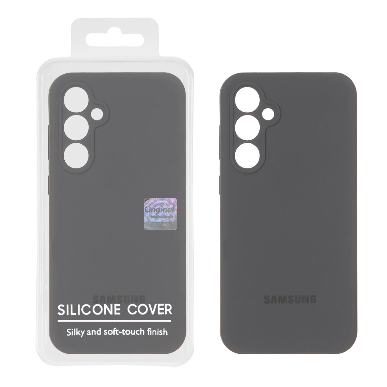 قاب سیلیکونی پاک کنی اورجینال Master Quality مدل Samsung Galaxy S23 FE - خاکستری (پک دار)