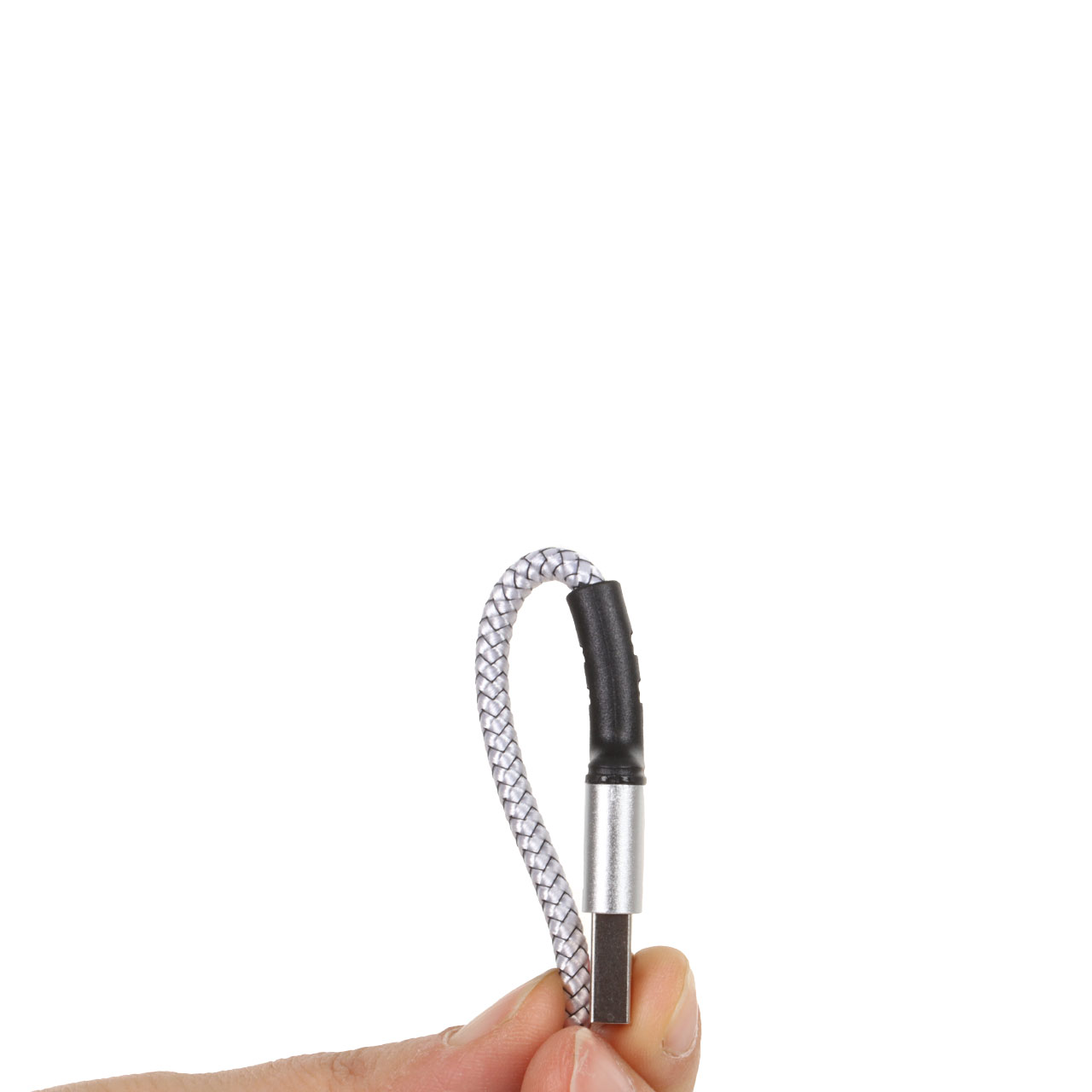 کابل شارژ کنفی 1.1 متری فست Shoosh Type-C مدل SH120C - مشکی نقره ای - SMO