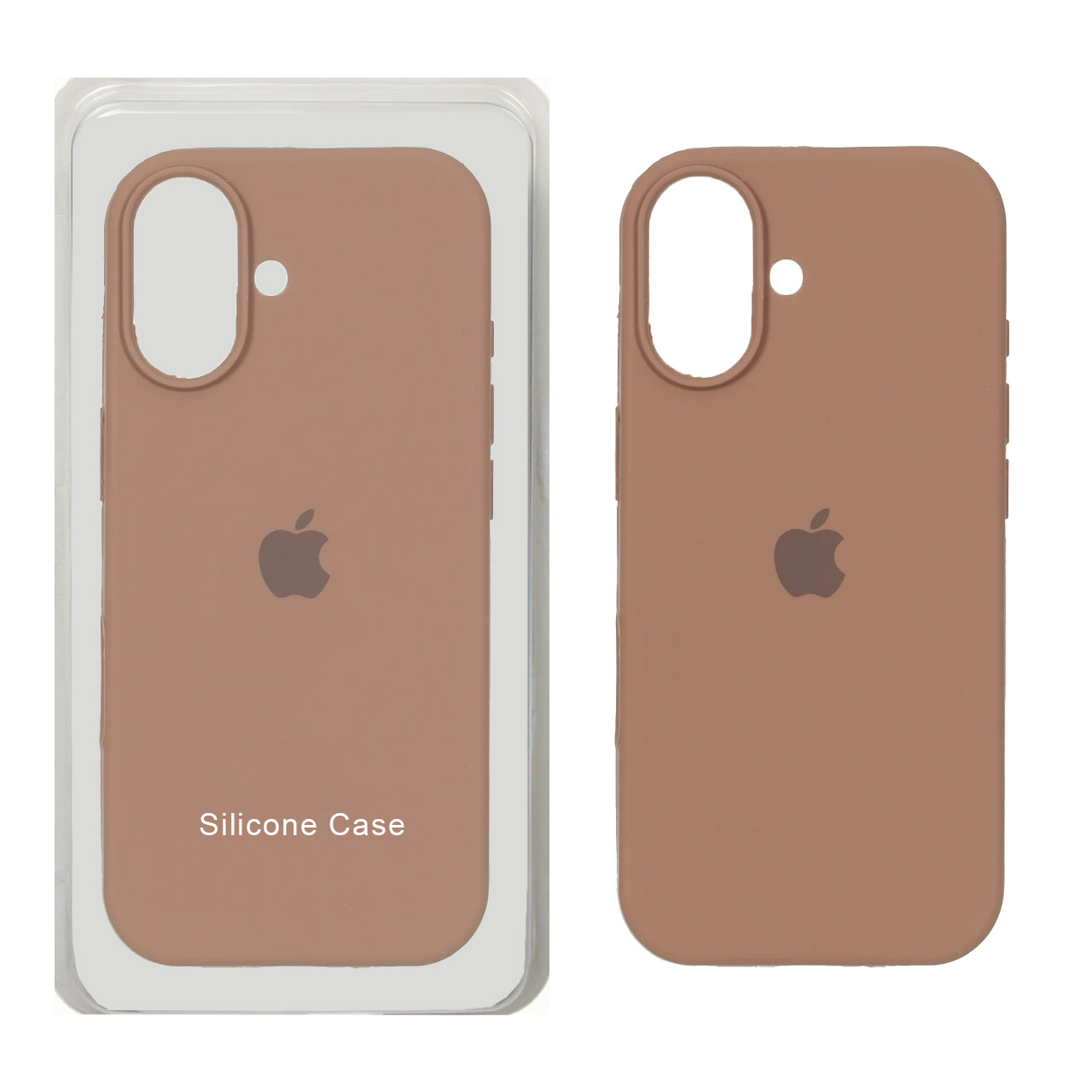 قاب سیلیکونی پاک کنی اورجینال Apple iPhone 17 - صحرایی کد 1 (پک اصلی)