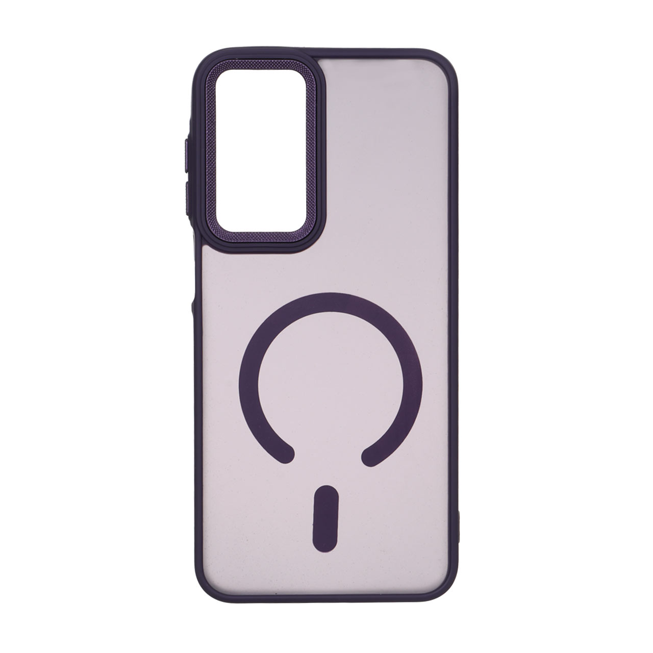 قاب مات لنز کربن طرح مگ سیف دور رنگی Samsung Galaxy A17 / A26 - بنفش