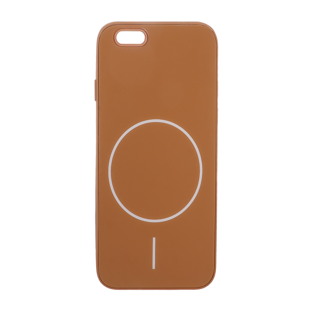 قاب M Pro پشت براق طرح مگ سیف Apple iPhone 6 / iPhone 6s - قهوه ای