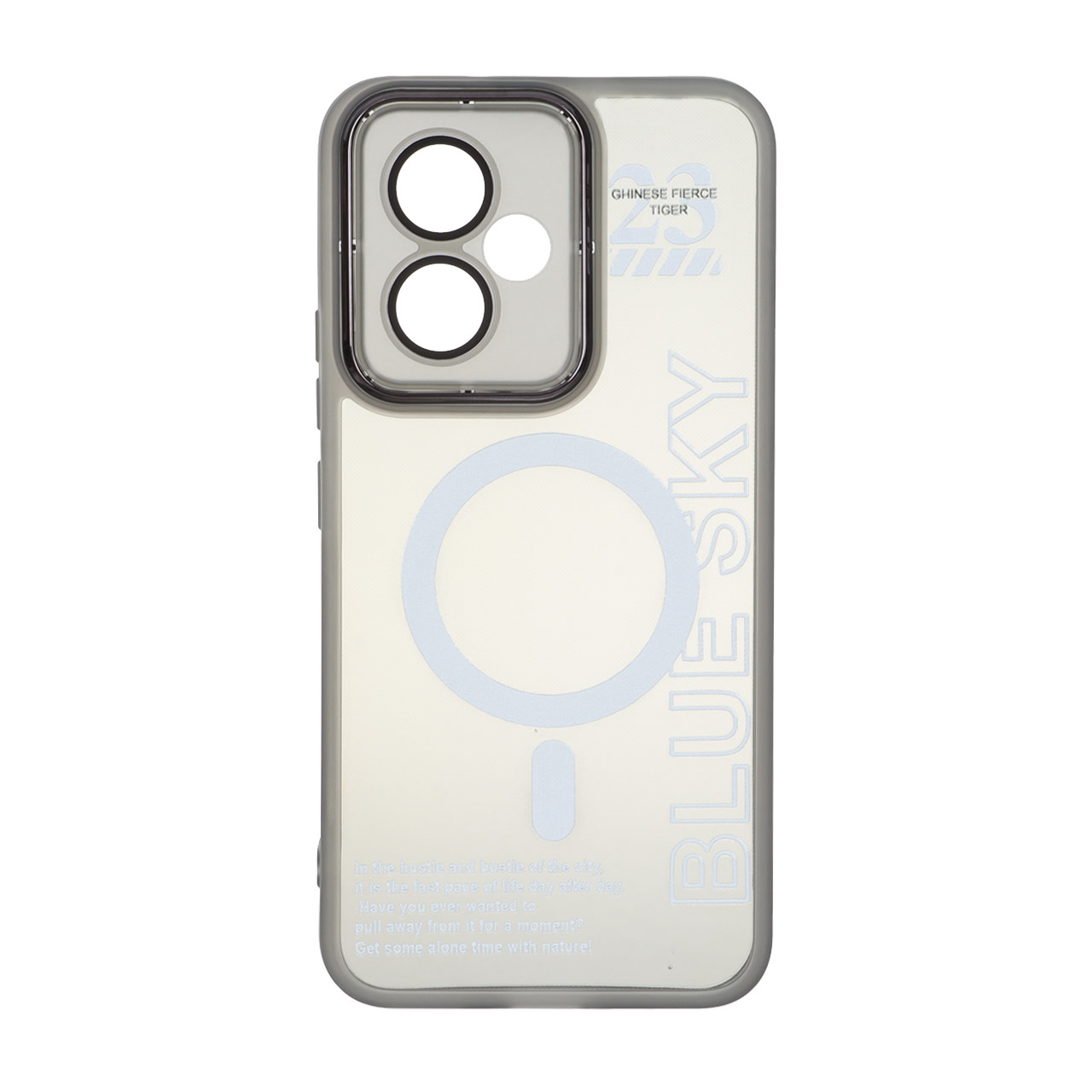 قاب Diamond Space طرح مگ سیف لنز گلس دار Honor 400 - مشکی - MPS