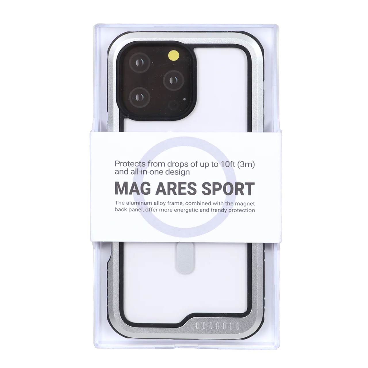 قاب Original KDoo MAG ARES Sport مدل Apple iPhone 16 Pro Max - نقره ای (پک دار) - NTC