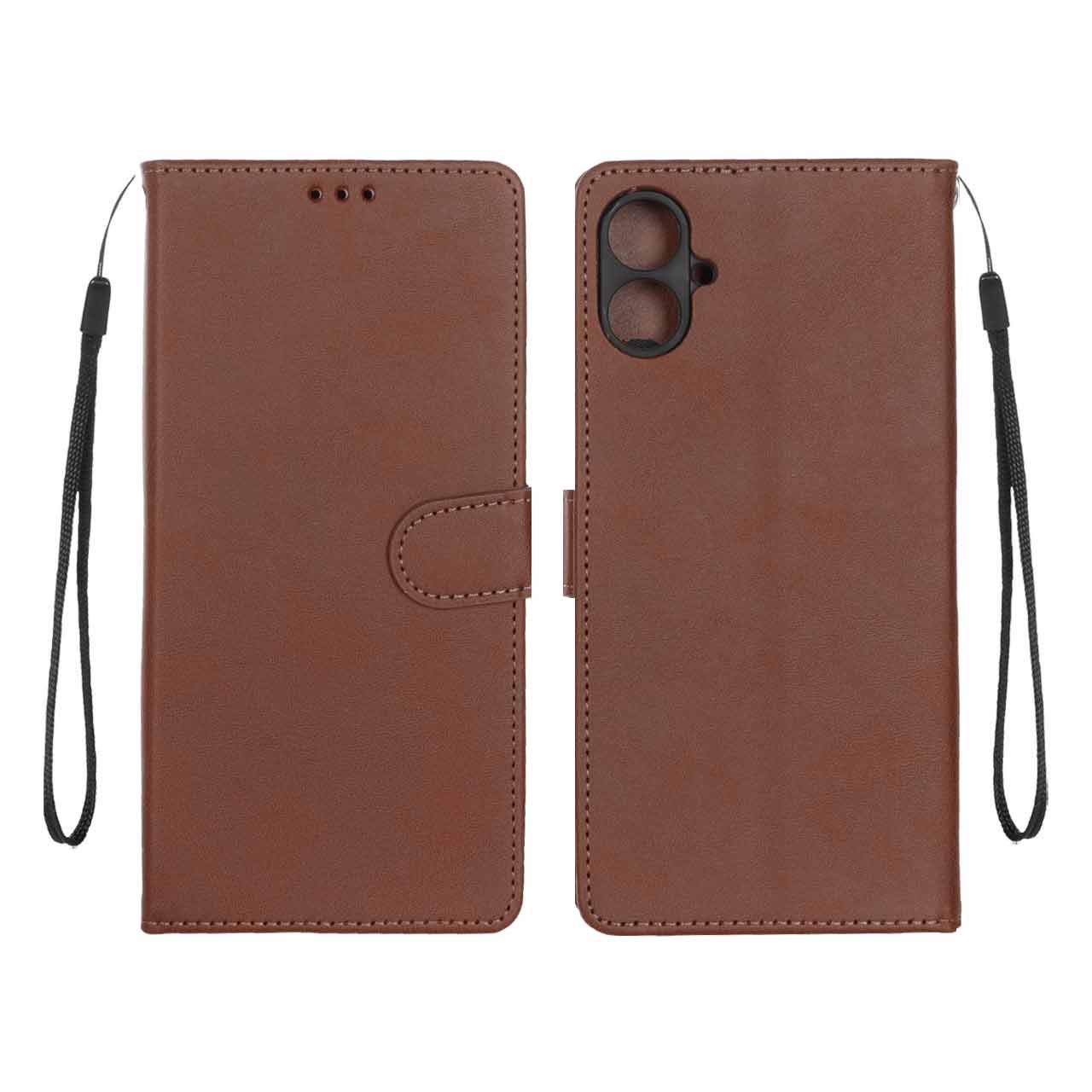 کیف موبایل مگنتی درجه یک MNC مدل Samsung Galaxy A06 - قهوه ای