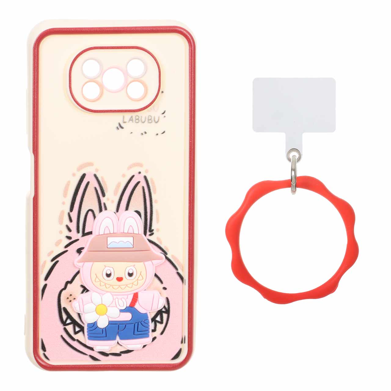 قاب Solid Case عروسک برجسته النگویی Xiaomi Poco X3 / Poco X3 Pro / Poco X3 NFC - طرح 473