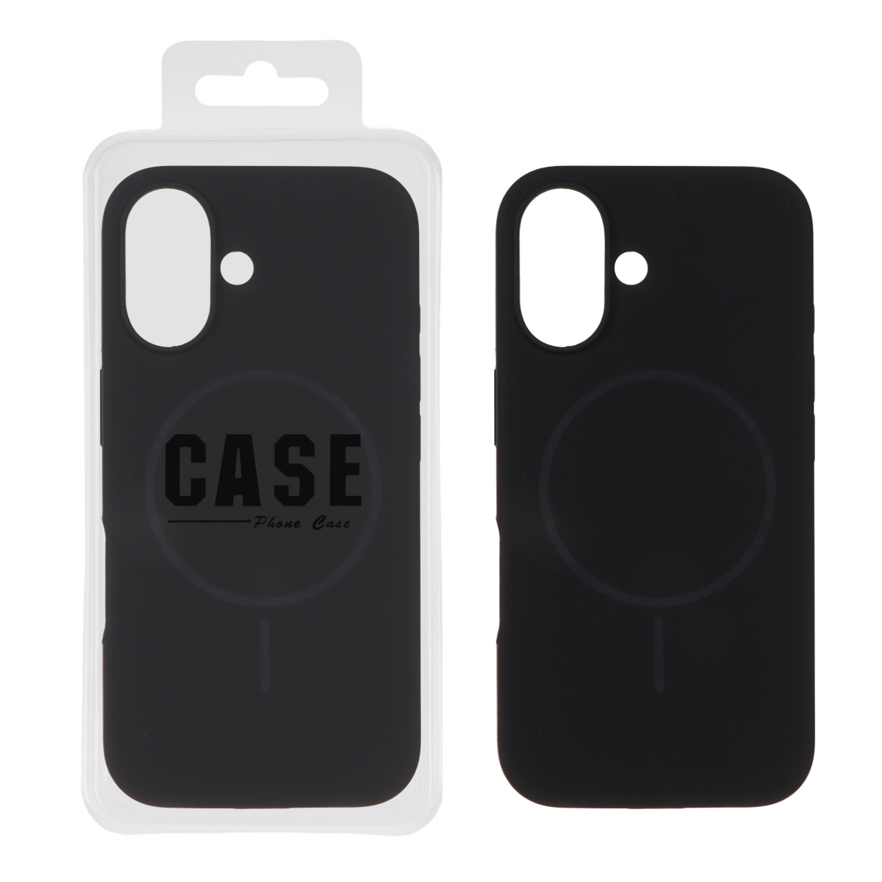 قاب سیلیکونی پاک کنی اورجینال درجه یک Magsafe مدل Apple iPhone 16 - مشکی (پک دار)